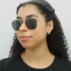 Ray-Ban Ray-Ban|Aviator^Sunglasses Marshal 3648 001 Gold Green G-15