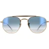 Ray-Ban Ray-Ban|Aviator^Sunglasses Marshal 3648 001/3F Gold Light Blue Gradient