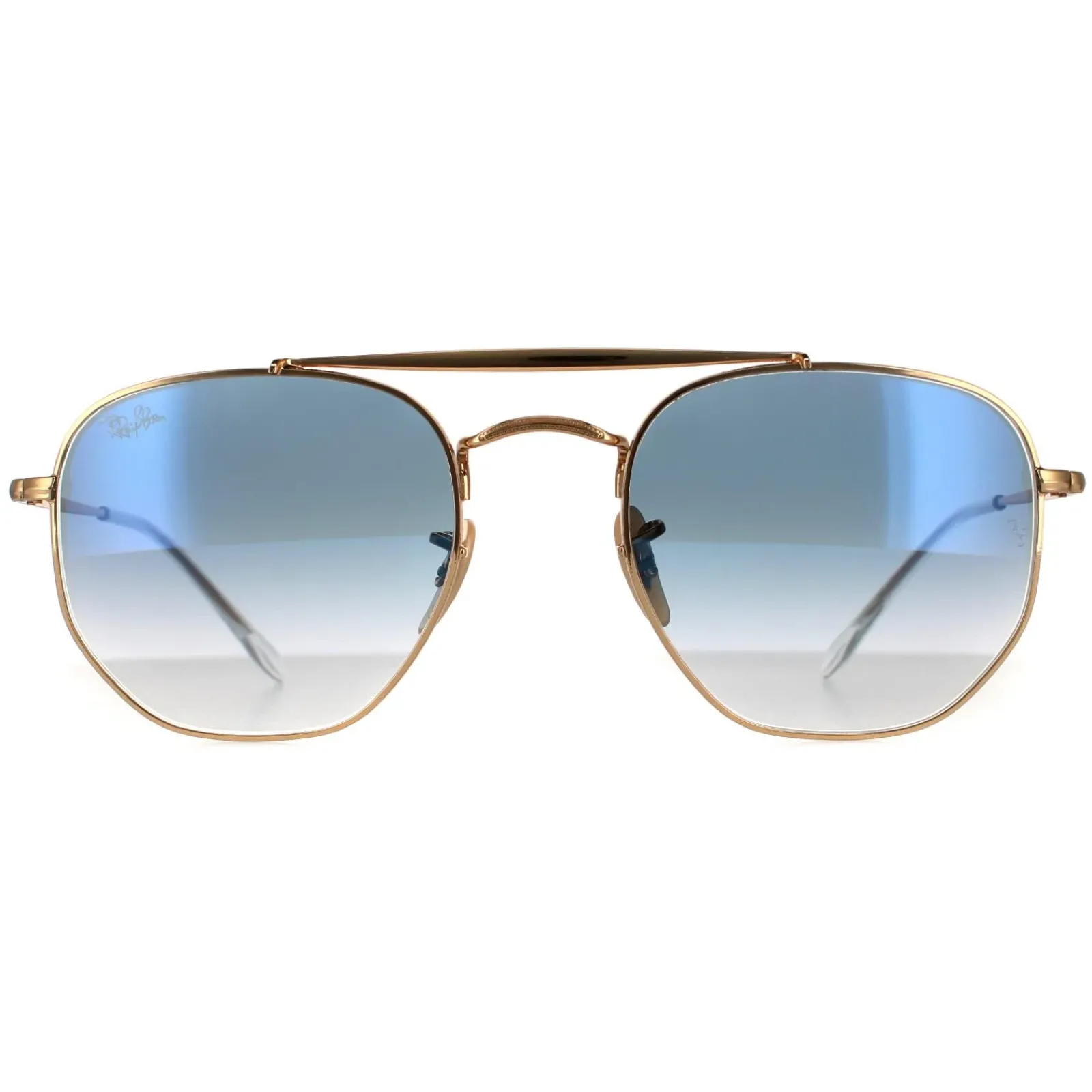 Ray-Ban Ray-Ban|Aviator^Sunglasses Marshal 3648 001/3F Gold Light Blue Gradient