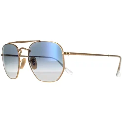 Ray-Ban Ray-Ban|Aviator^Sunglasses Marshal 3648 001/3F Gold Light Blue Gradient