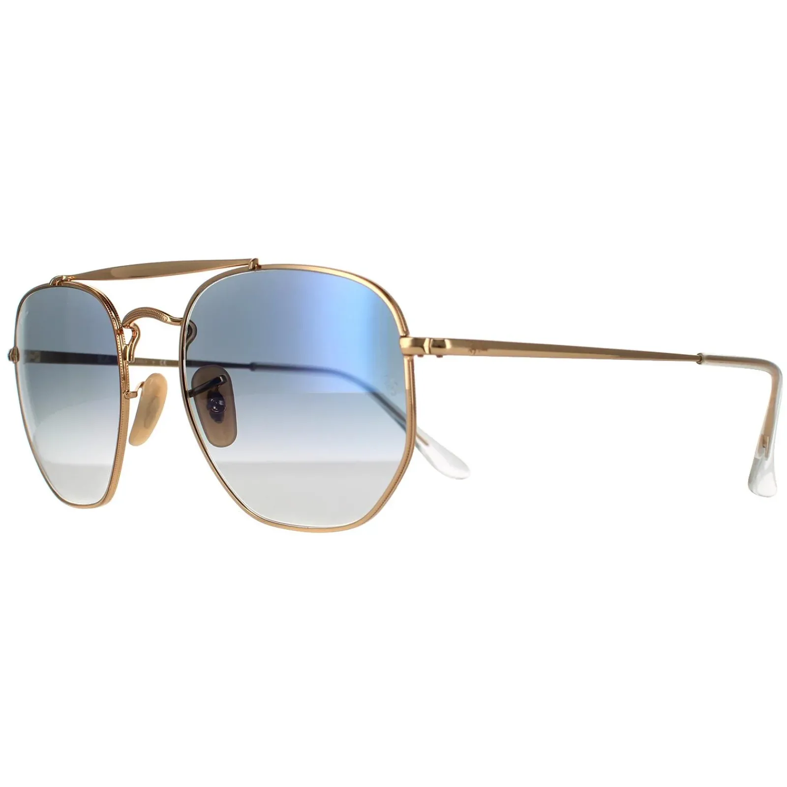 Ray-Ban Ray-Ban|Aviator^Sunglasses Marshal 3648 001/3F Gold Light Blue Gradient