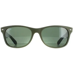 Ray-Ban Rectangle^Sunglasses New Wayfarer 2132 646531 Rubber Military Green on B
