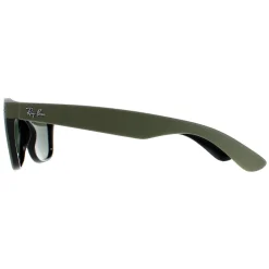 Ray-Ban Rectangle^Sunglasses New Wayfarer 2132 646531 Rubber Military Green on B
