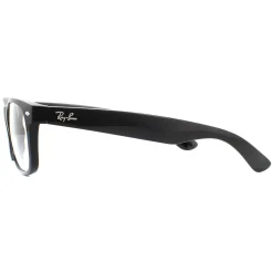 Ray-Ban Rectangle^Sunglasses New Wayfarer 2132 901/BF Black Clear With Blue Ligh