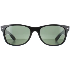 Ray-Ban Ray-Ban|Rectangle^Sunglasses New Wayfarer 2132 901L Black Green G-15 55mm