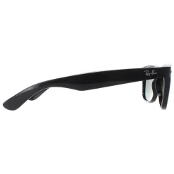Ray-Ban Ray-Ban|Rectangle^Sunglasses New Wayfarer 2132 901L Black Green G-15 55mm