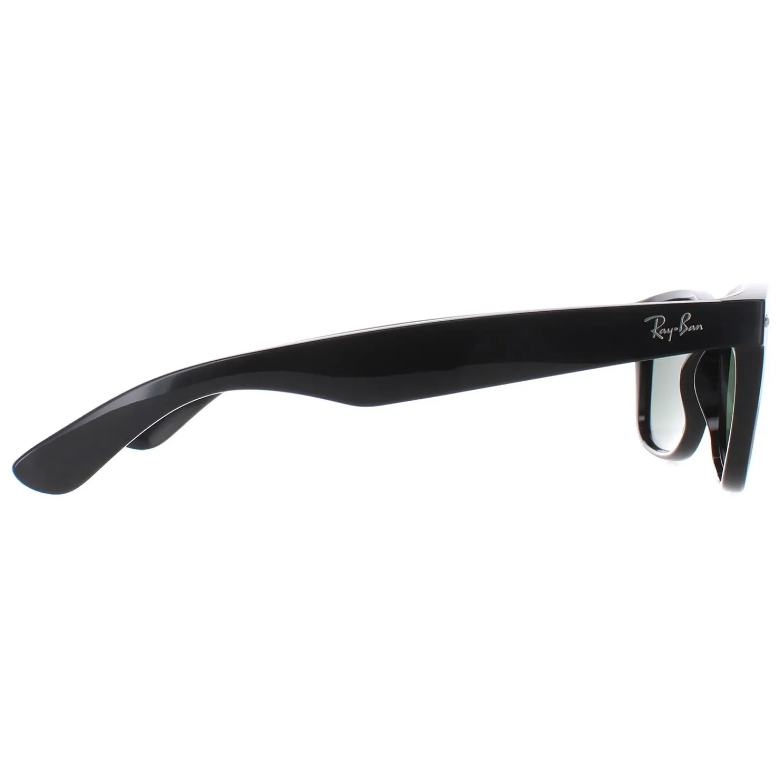 Ray-Ban Ray-Ban|Rectangle^Sunglasses New Wayfarer 2132 901L Black Green G-15 55mm