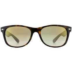 Ray-Ban Rectangle^Sunglasses New Wayfarer 2132 710/Y0 Tortoise Gold Flash Gradie