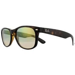 Ray-Ban Rectangle^Sunglasses New Wayfarer 2132 710/Y0 Tortoise Gold Flash Gradie