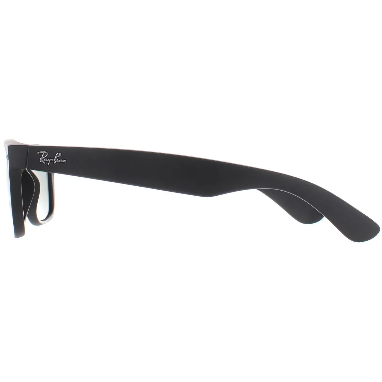 Ray-Ban Rectangle^Sunglasses New Wayfarer 2132 622 Black Rubber Green Medium 55m