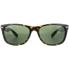 Ray-Ban Polarised|Rectangle^Sunglasses New Wayfarer 2132 902/58 Tortoise Green Polarized 5