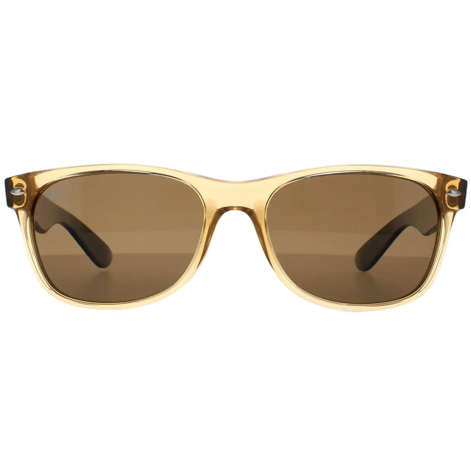 Ray-Ban Polarised|Ray-Ban^Sunglasses New Wayfarer 2132 945/57 Honey Crystal Brown Polari