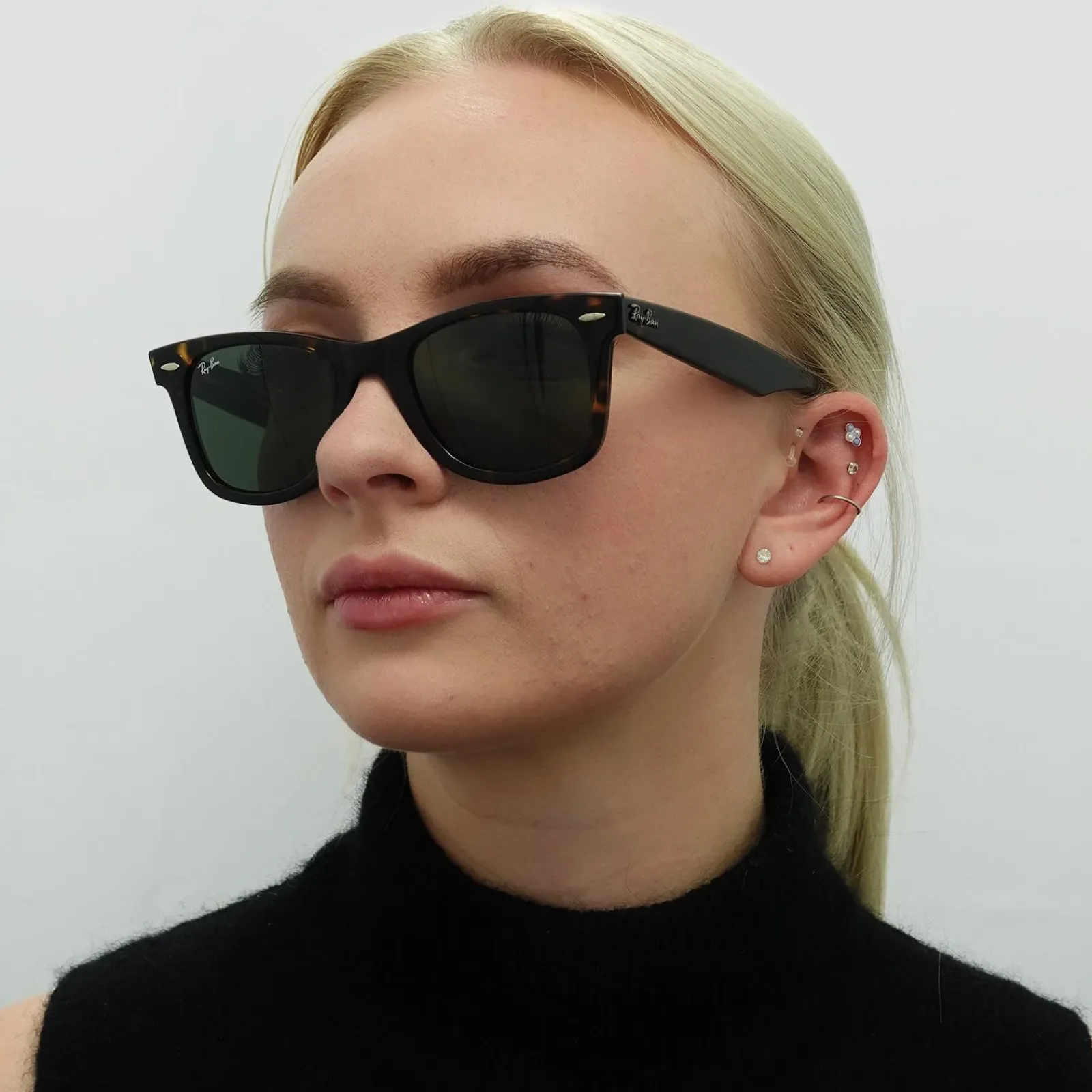 Ray-Ban Polarised|Ray-Ban^Sunglasses New Wayfarer 2132 945/57 Honey Crystal Brown Polari