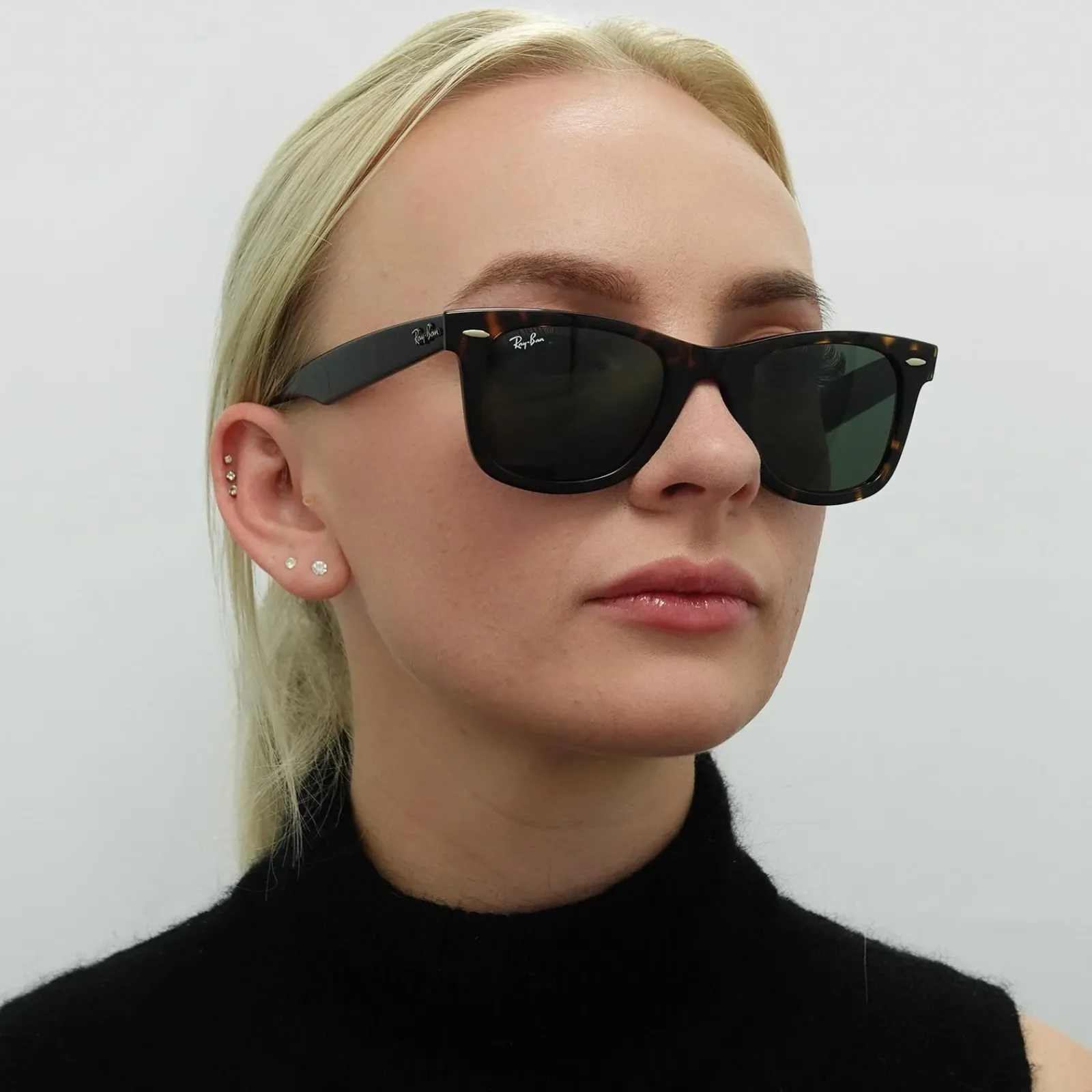Ray-Ban Polarised|Ray-Ban^Sunglasses New Wayfarer 2132 945/57 Honey Crystal Brown Polari