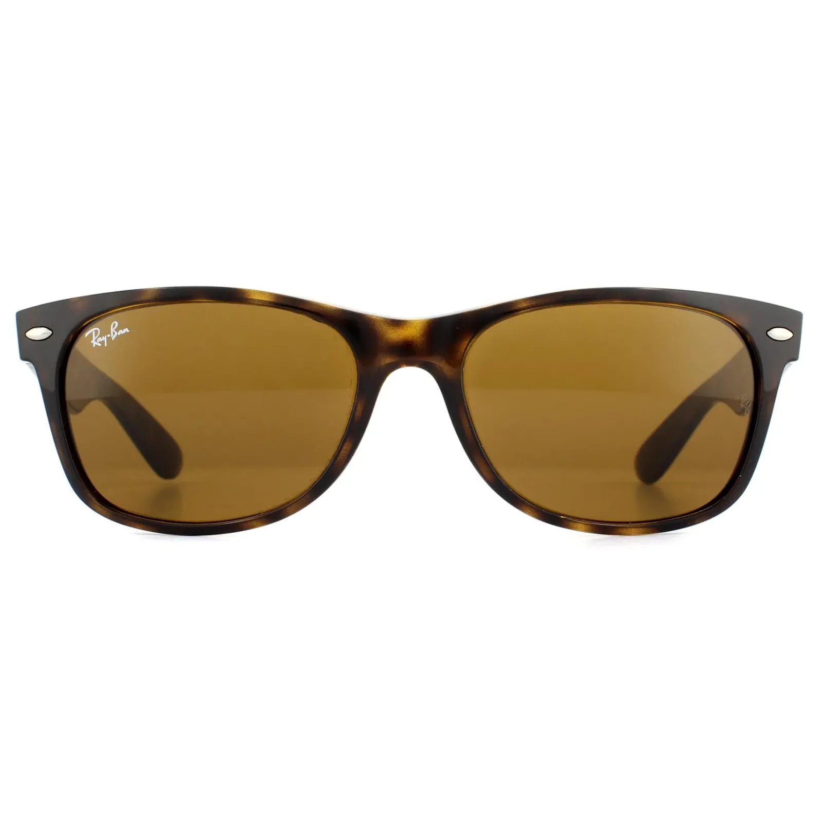 Ray-Ban Rectangle^Sunglasses New Wayfarer 2132 710 Light Havana Brown 55mm