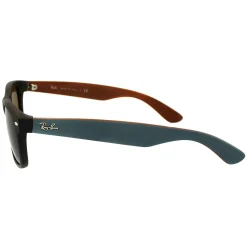 Ray-Ban Rectangle^Sunglasses New Wayfarer 2132 6179 Matt Havana Brown 55mm