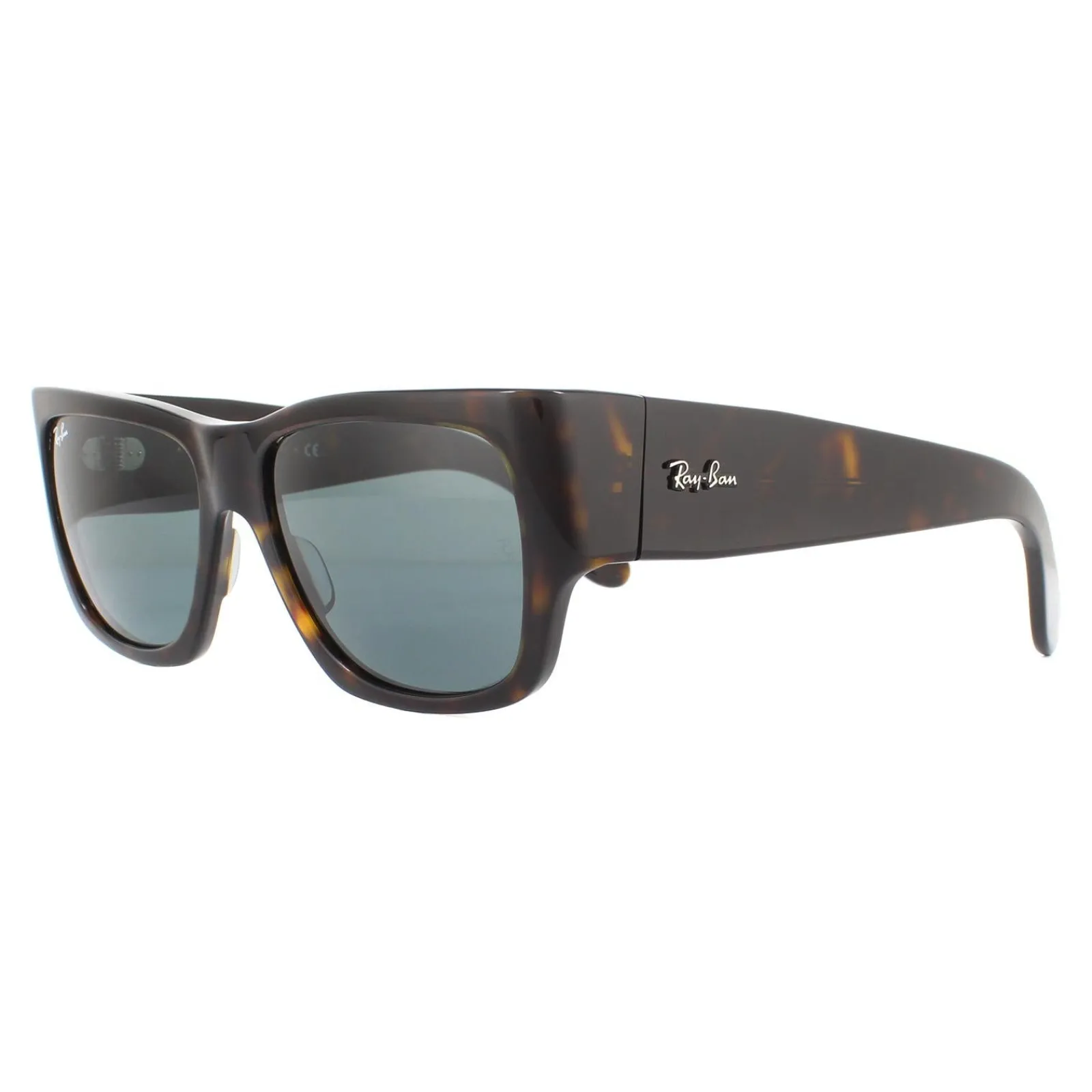Ray-Ban Square|Ray-Ban^Sunglasses Nomad RB2187 902/R5 Tortoise Blue