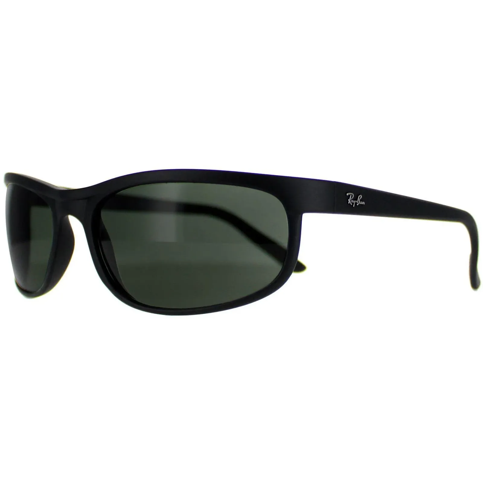 Ray-Ban Ray-Ban|Wrap^Rayban Sunglasses Predator 2 2027 Black Matt Black Green W1847