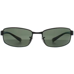 Ray-Ban Polarised|Rectangle^Sunglasses RB3364 002/58 Black G-15 Green Polarized
