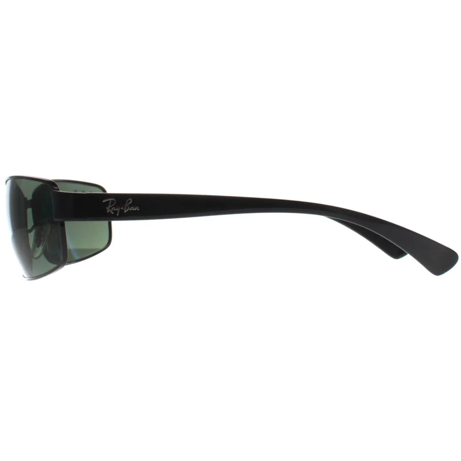 Ray-Ban Polarised|Rectangle^Sunglasses RB3364 002/58 Black G-15 Green Polarized