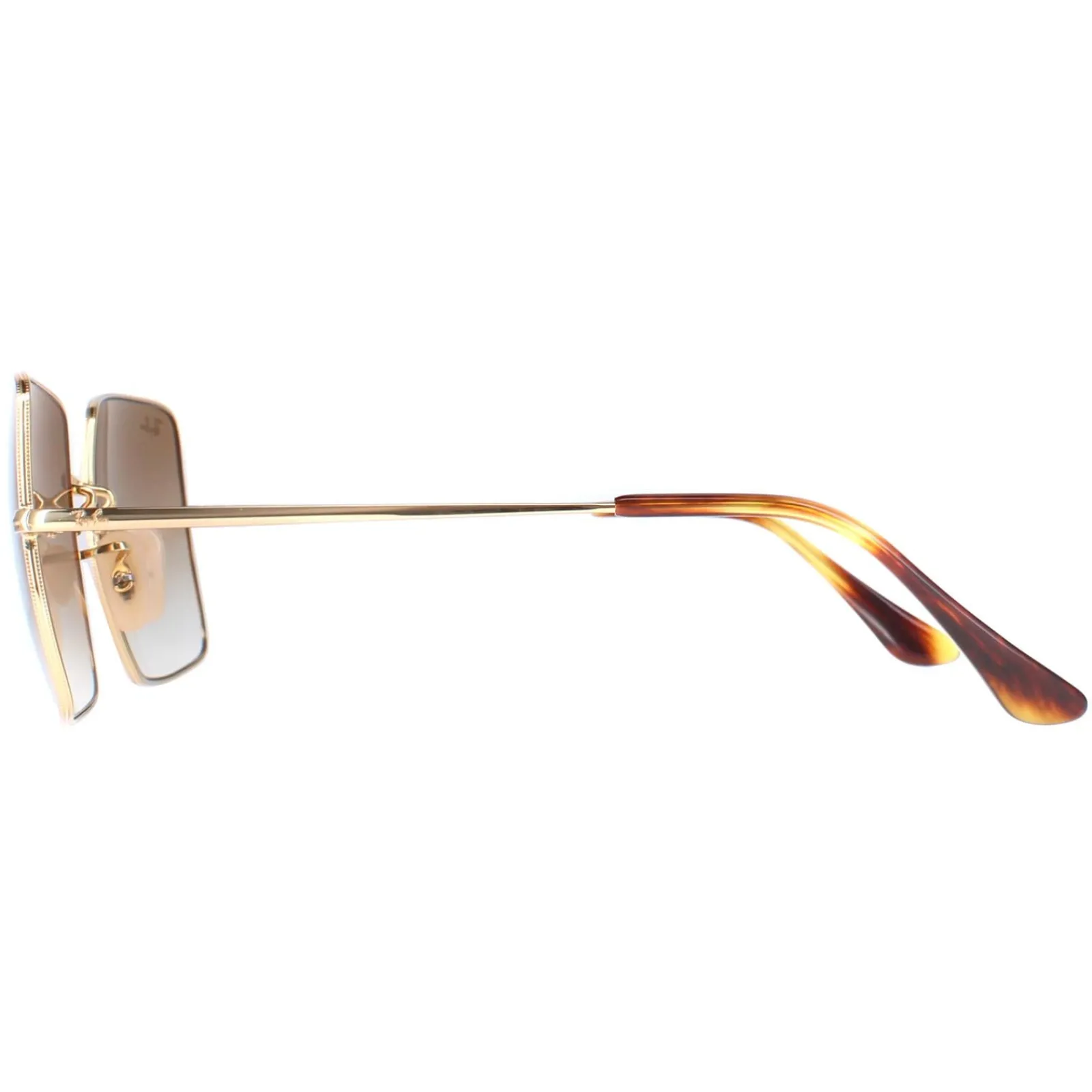 Ray-Ban Square|Ray-Ban^Sunglasses RB1971 914751 Gold Light Brown Gradient