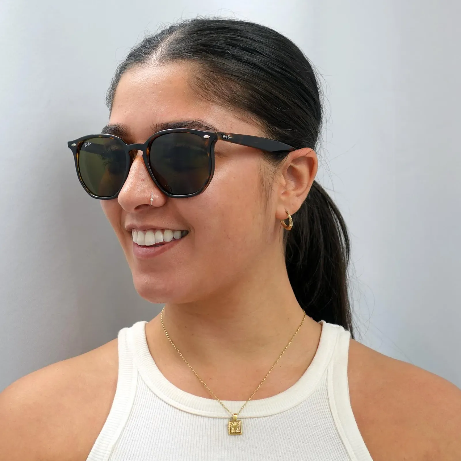 Ray-Ban Ray-Ban|Ray-Ban^Sunglasses RB4306 710/73 Havana Brown B-15