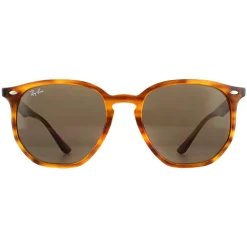Ray-Ban Ray-Ban|Ray-Ban^Sunglasses RB4306 820/73 Striped Red Havana Dark Brown