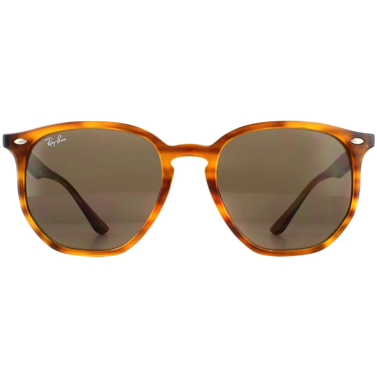 Ray-Ban Ray-Ban|Ray-Ban^Sunglasses RB4306 820/73 Striped Red Havana Dark Brown