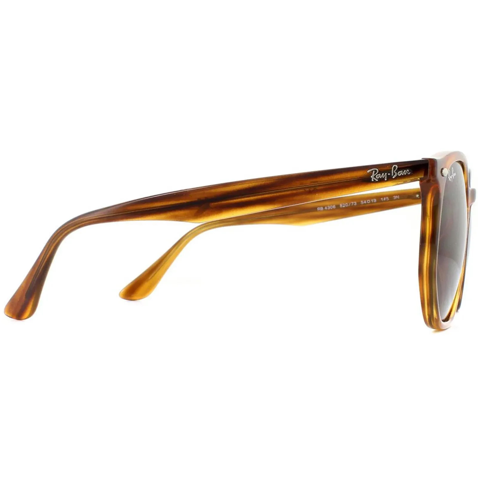 Ray-Ban Ray-Ban|Ray-Ban^Sunglasses RB4306 820/73 Striped Red Havana Dark Brown