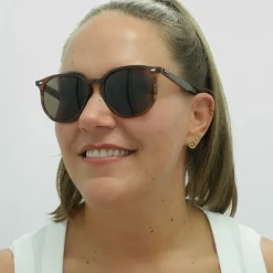Ray-Ban Ray-Ban|Ray-Ban^Sunglasses RB4306 820/73 Striped Red Havana Dark Brown