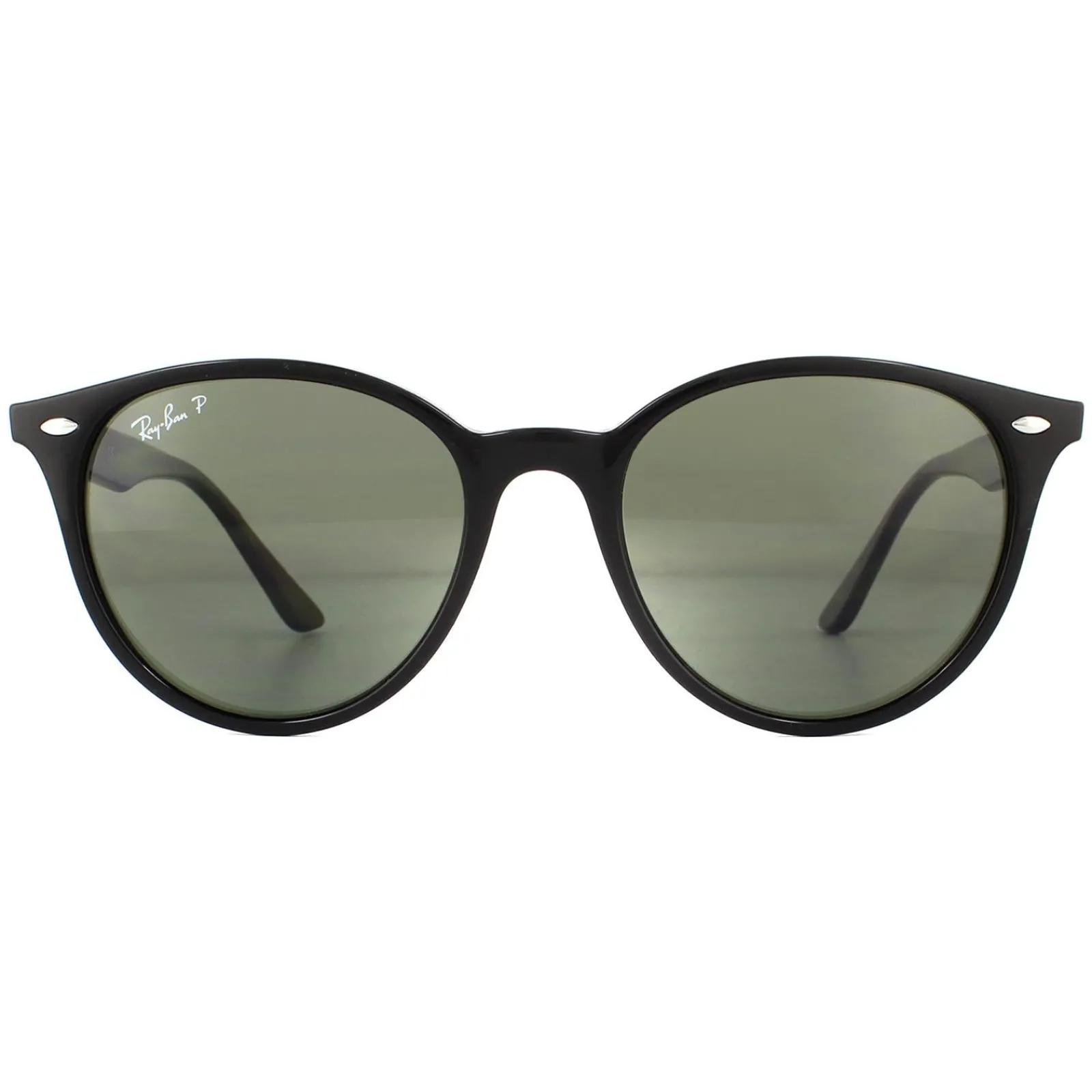 Ray-Ban Polarised^Sunglasses RB4305 601/9A Black Green
