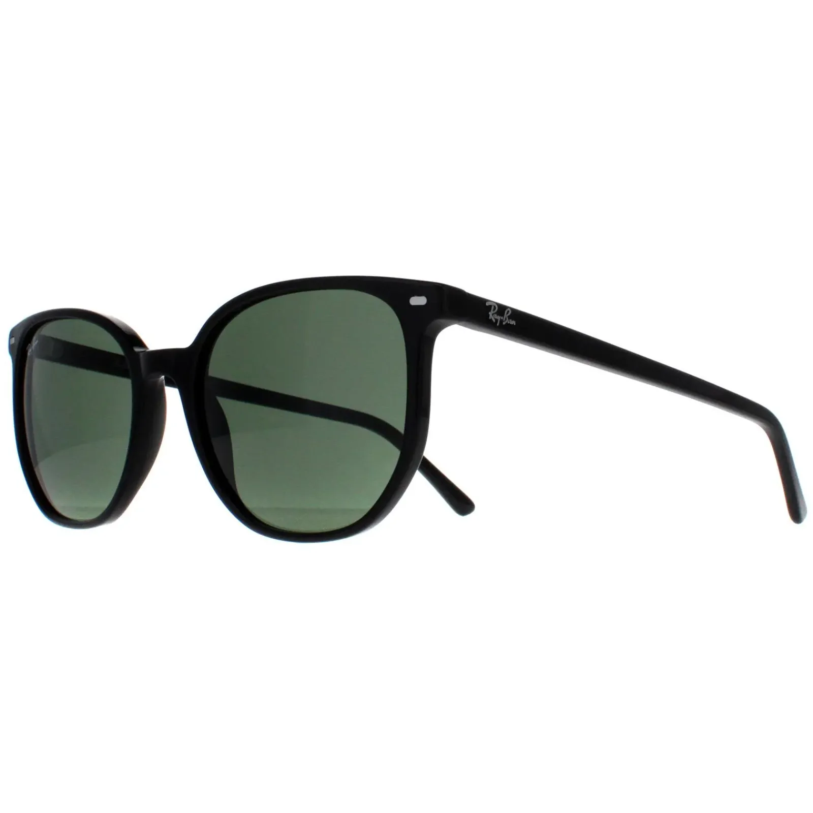 Ray-Ban Ray-Ban|Square^Sunglasses RB2197 Elliot 901/31 Polished Black G15 Green
