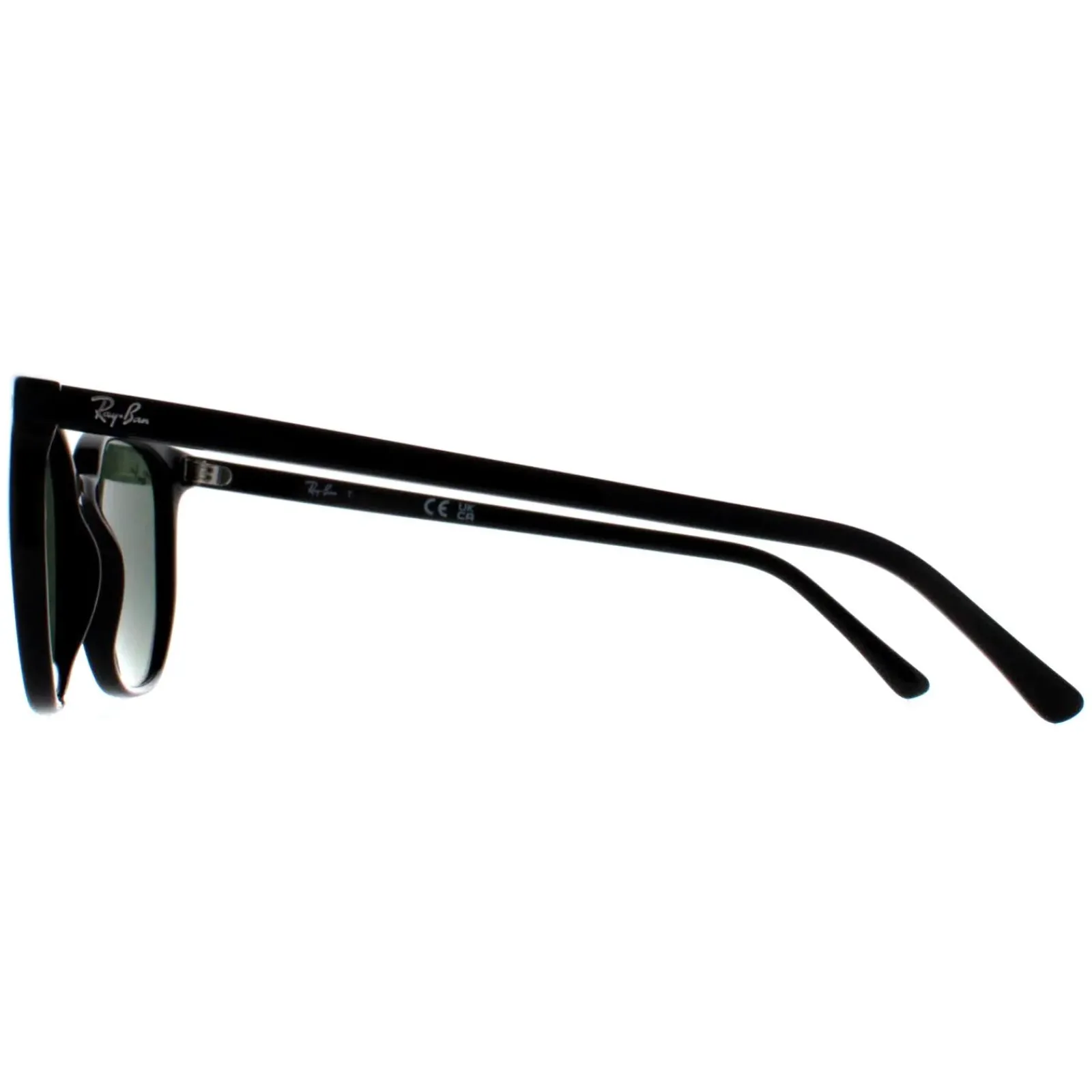 Ray-Ban Ray-Ban|Square^Sunglasses RB2197 Elliot 901/31 Polished Black G15 Green