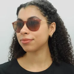 Ray-Ban Ray-Ban|Ray-Ban^Sunglasses RB4171 Erika 659013 Transparent Light Brown Brown G