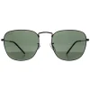 Ray-Ban Square|Ray-Ban^Sunglasses RB3857 Frank 919931 Black G-15 Green