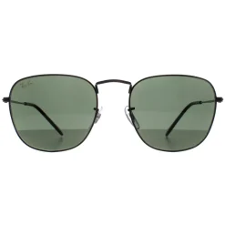 Ray-Ban Square|Ray-Ban^Sunglasses RB3857 Frank 919931 Black G-15 Green