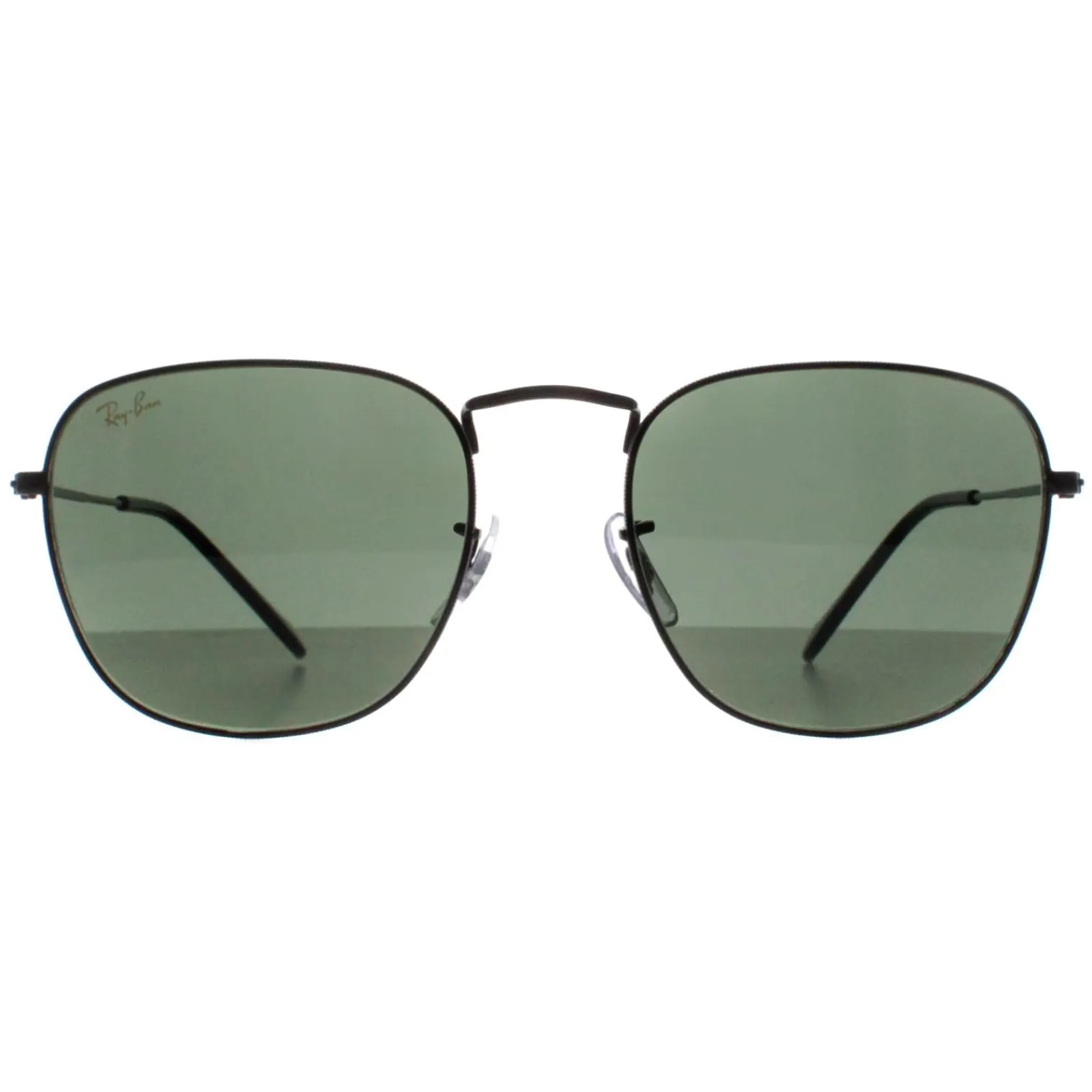 Ray-Ban Square|Ray-Ban^Sunglasses RB3857 Frank 919931 Black G-15 Green