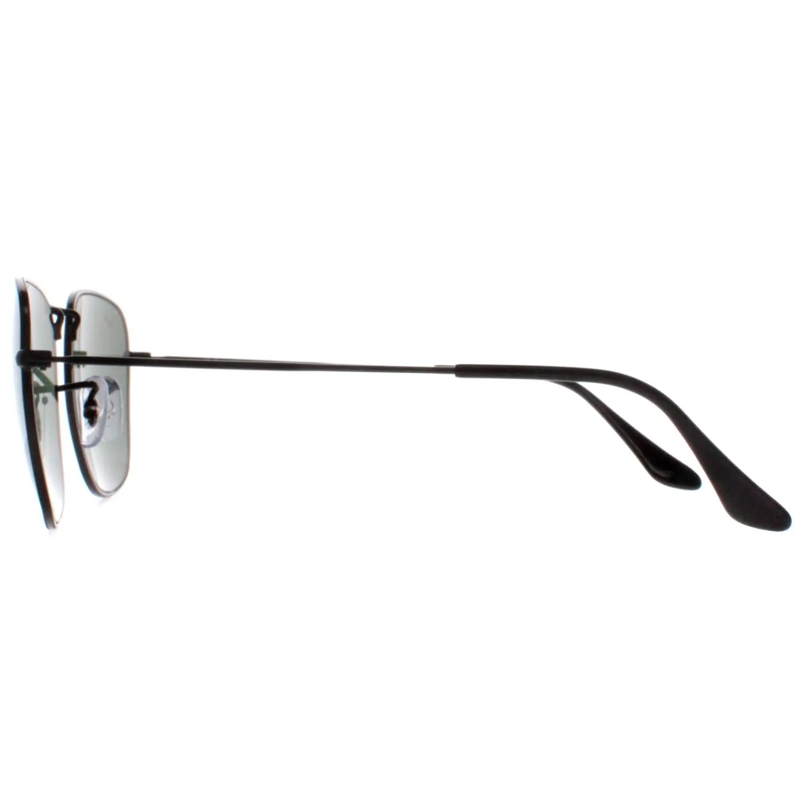 Ray-Ban Square|Ray-Ban^Sunglasses RB3857 Frank 919931 Black G-15 Green