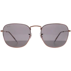 Ray-Ban Square|Ray-Ban^Sunglasses RB3857 Frank 9202B1 Rose Gold Dark Grey