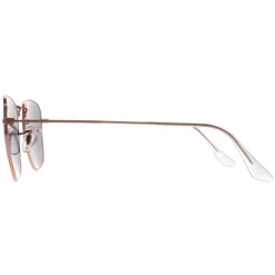 Ray-Ban Square|Ray-Ban^Sunglasses RB3857 Frank 9202B1 Rose Gold Dark Grey