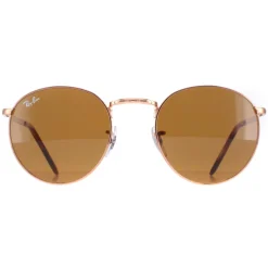 Ray-Ban Ray-Ban|Ray-Ban^Sunglasses RB3637 New Round 920233 Rose Gold Brown