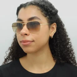 Ray-Ban Square|Ray-Ban^Sunglasses RB3636 New Caravan 001/51 Gold Brown Gradient