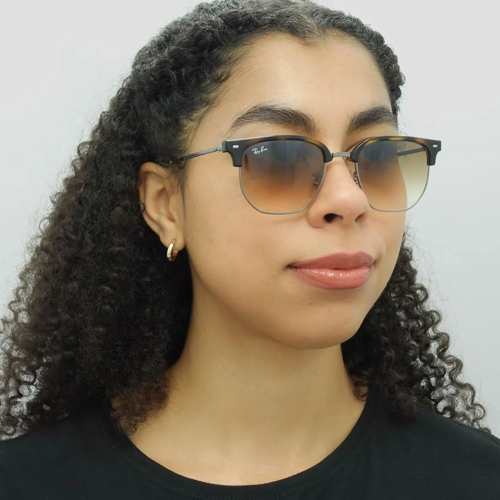 Ray-Ban Square|Ray-Ban^Sunglasses RB4416 New Clubmaster 710/51 Havana Brown Gradient