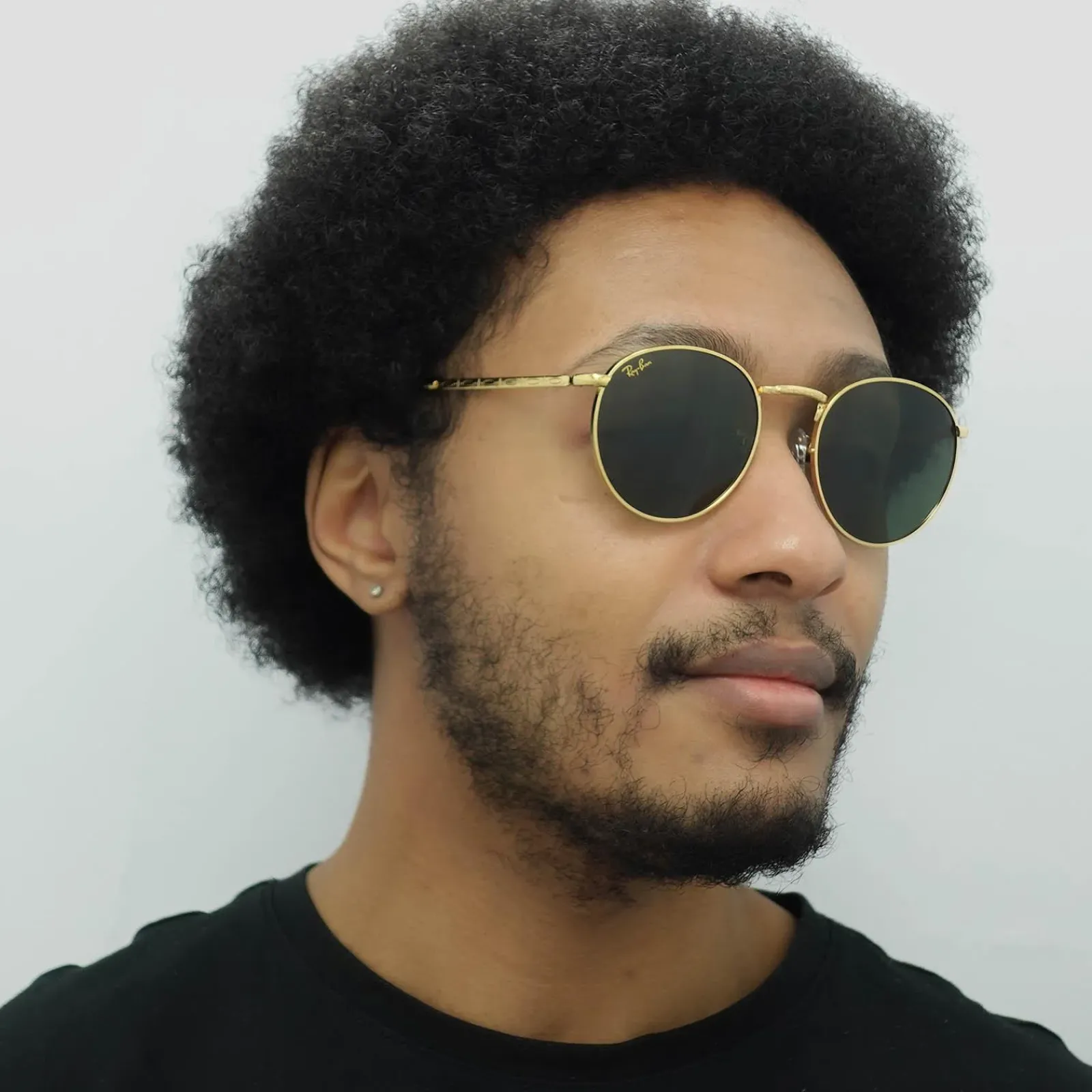 Ray-Ban Ray-Ban|Ray-Ban^Sunglasses RB3637 New Round 919631 Gold Green