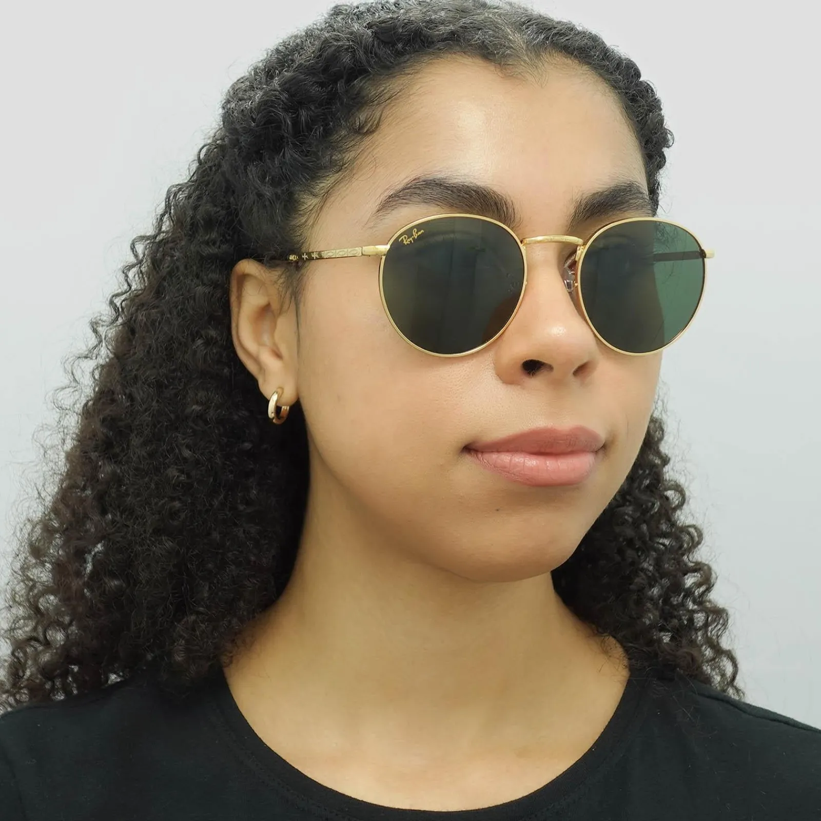 Ray-Ban Ray-Ban|Ray-Ban^Sunglasses RB3637 New Round 919631 Gold Green
