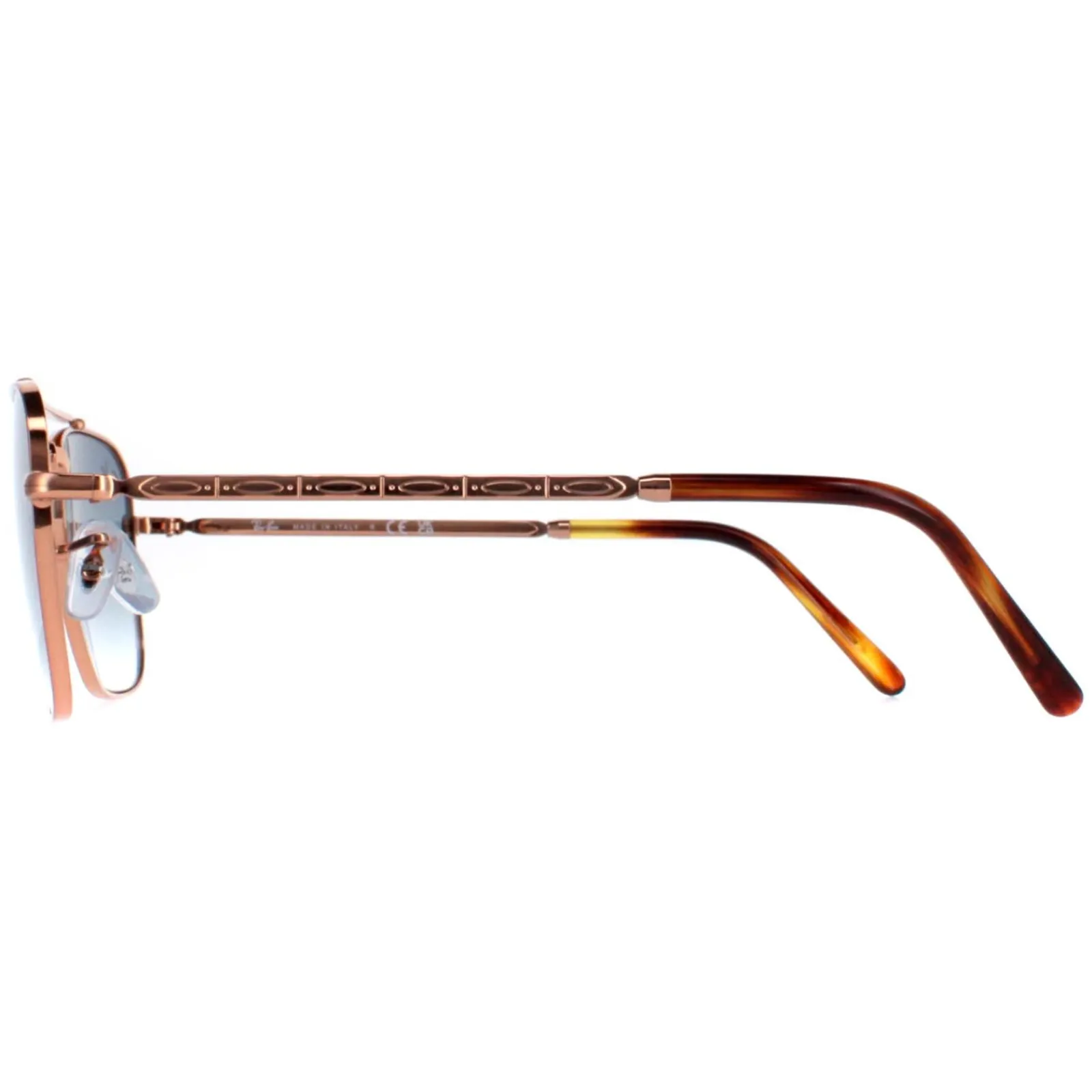 Ray-Ban Square|Ray-Ban^Sunglasses RB3636 New Caravan 92023F Rose Gold Blue Gradient