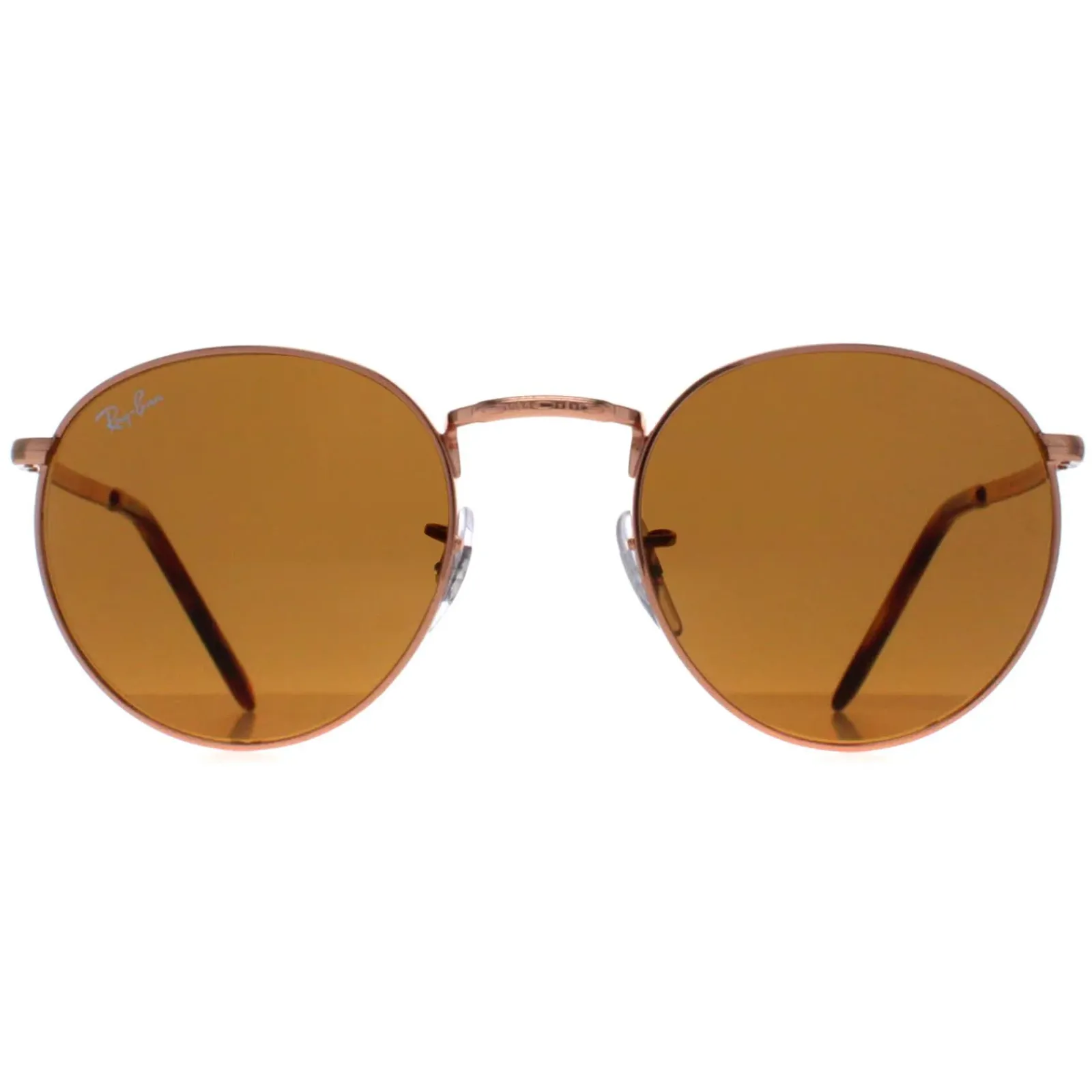 Ray-Ban Ray-Ban|Ray-Ban^Sunglasses RB3637 New Round 920233 Rose Gold Brown