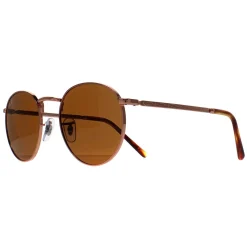 Ray-Ban Ray-Ban|Ray-Ban^Sunglasses RB3637 New Round 920233 Rose Gold Brown