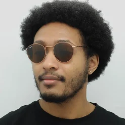 Ray-Ban Ray-Ban|Ray-Ban^Sunglasses RB3637 New Round 920233 Rose Gold Brown