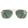 Ray-Ban Square|Ray-Ban^Sunglasses RB3636 New Caravan 919631 Gold Green